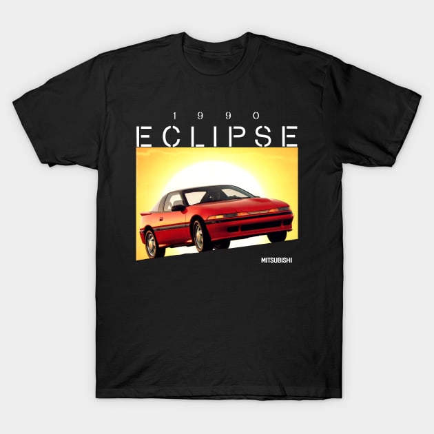 1990 MITSUBISHI ECLIPSE - brochure T-Shirt by Throwback Motors